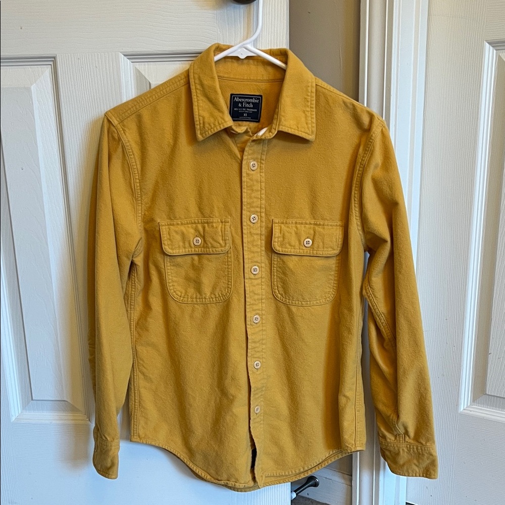 Abercrombie & Fitch Golden Button-Up Shirt